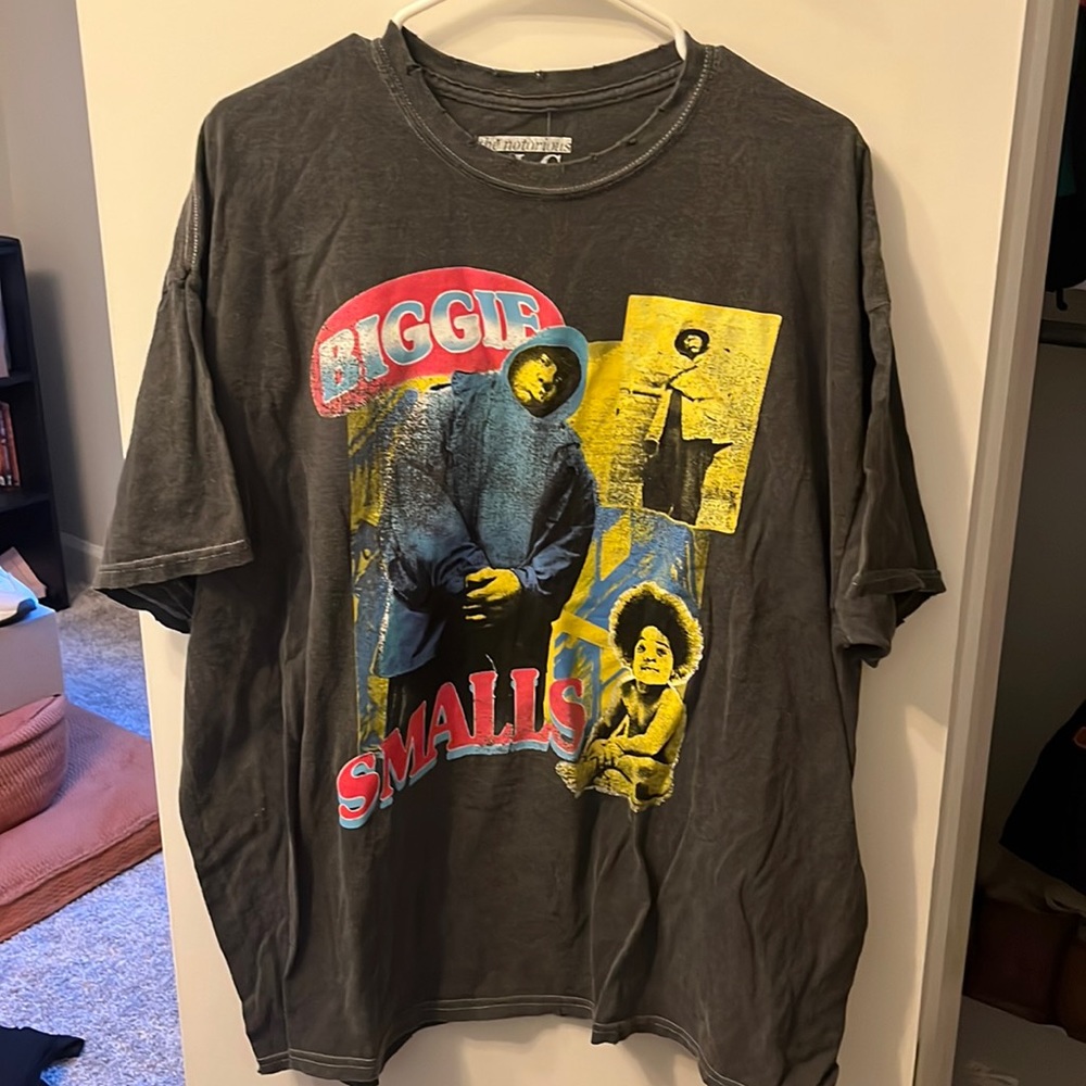 Oversize Biggie Smalls Graphic Tee